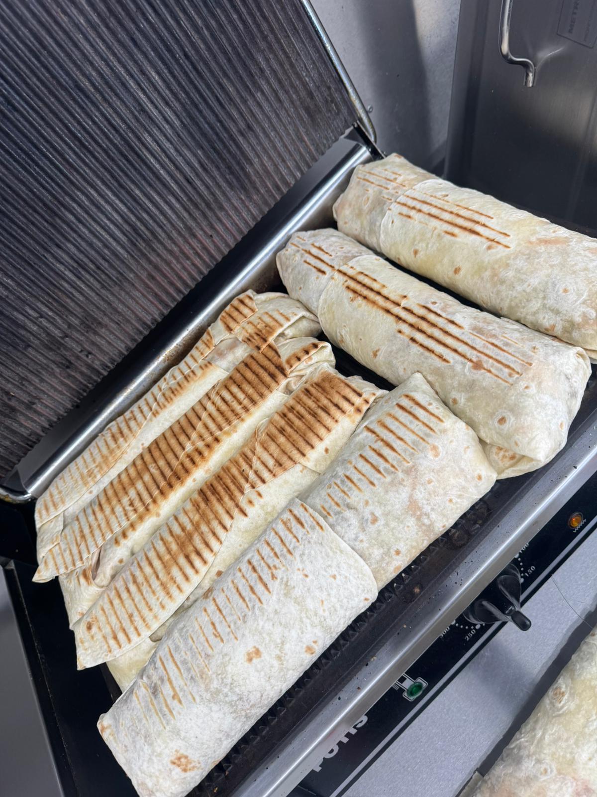 Tortille grillowane na opiekaczu